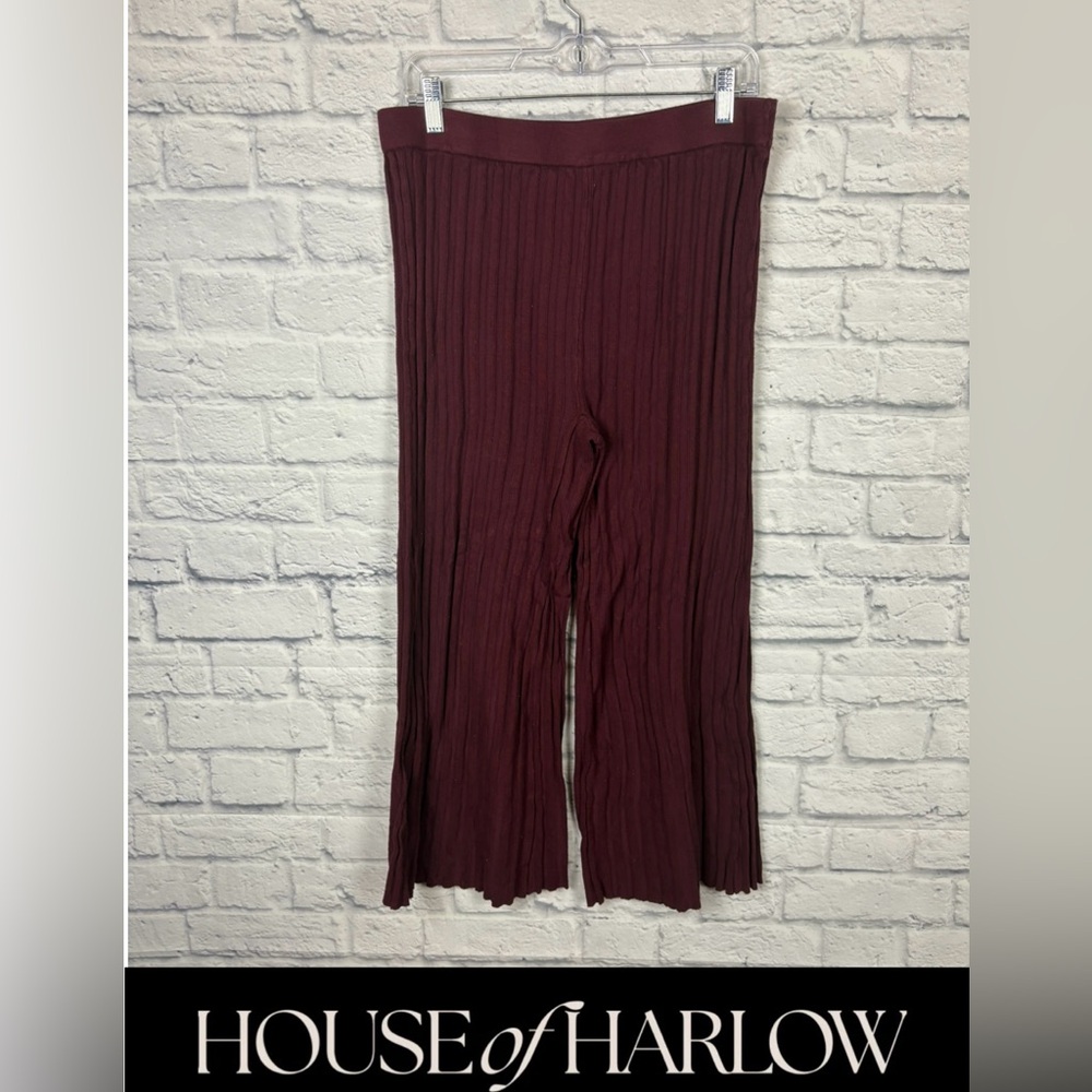 House Of Harlow 1960 ribbed Knit pants size Large